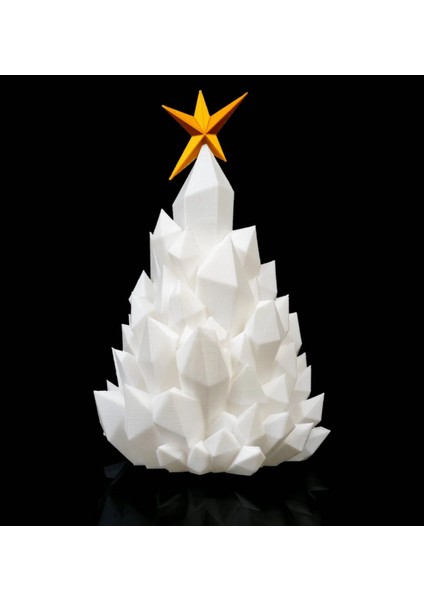 Kristal Yılbaşı Ağacı LED Mum Gece Lambası – Modern 3D Dekor fiyatları