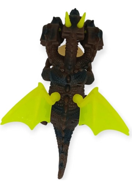 3 Başlı Mitolojik Ejderha - Pilli Yerde Gezen Sesli Figür - WH-3010 (Lisinya) fiyatları