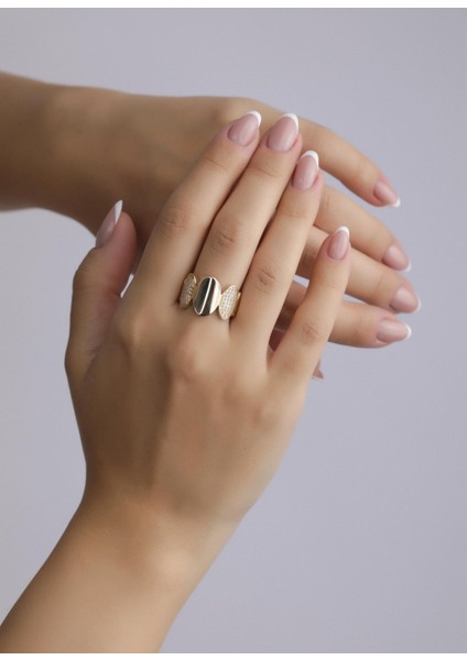 Nar-in Altın Mücevherat Tasarım Altın Yüzük 007