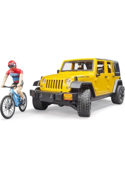 Jeep W. Rubicon & Bisiklet ve Sürücüsü