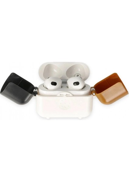 Airpods 3 (3.nesil) Basmalı Kılıf - Beyaz-Siyah-Kahverengi modelleri