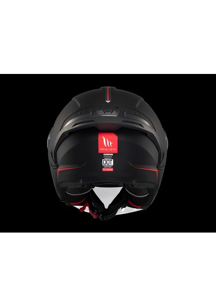 Kask mt Cosmo Sv Çenesiz Gözlüklü Mat Siyah fiyatları