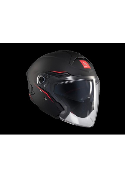 Kask mt Cosmo Sv Çenesiz Gözlüklü Mat Siyah modelleri