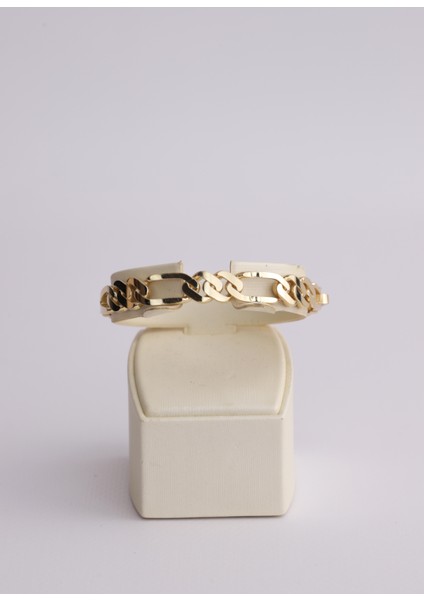 Nar-in Altın Mücevherat Zincir Görünümlü Modern Altın Kelepçe 14