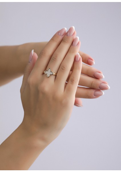 Nar-in Altın Mücevherat Tasarım Altın Yüzük 024