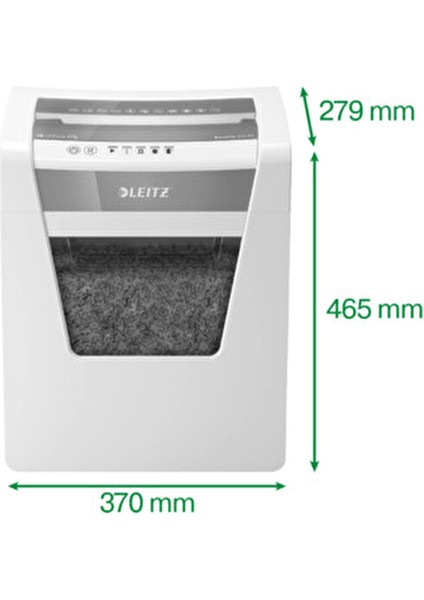 Iq Office P5 Beyaz Evrak İmha Makinesi 10 Sayfaya Kadar Parçalama Kapasitesi ile fırsatları