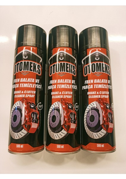 Genel Balata Temizleyici Sprey 500ML 3lü Set