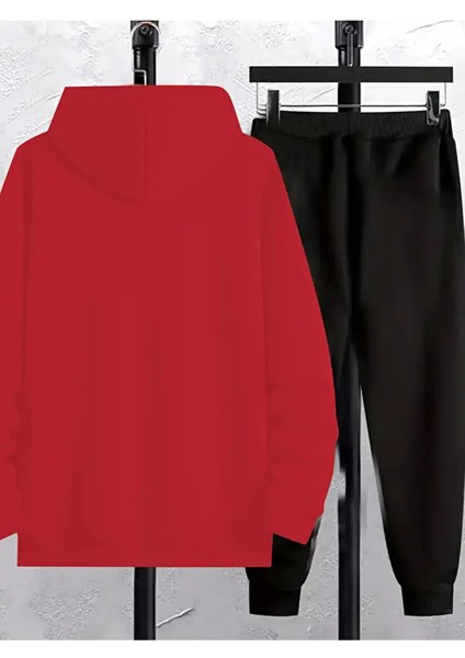 At Şekilli Baskılı Polar Astarlı Unisex Eşofman Takımı fiyatları