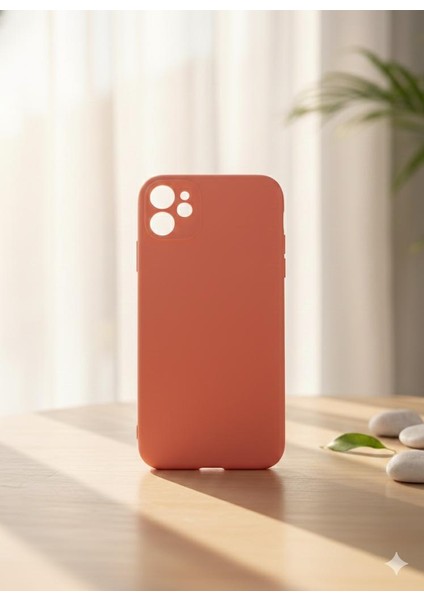 iPhone 11 Kılıf Kamera Korumalı Içi Kadife Logosuz Lansman Silinebilir Kılıf