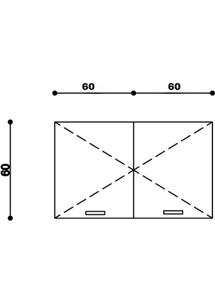 120 cm Mutfak Dolabı Üst Modül Beyaz fırsatları