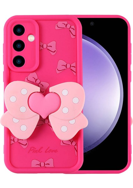 Galaxy S23 Fe Kılıf Kamera Korumalı Figür Tasarımlı Zore Kapya Kapak