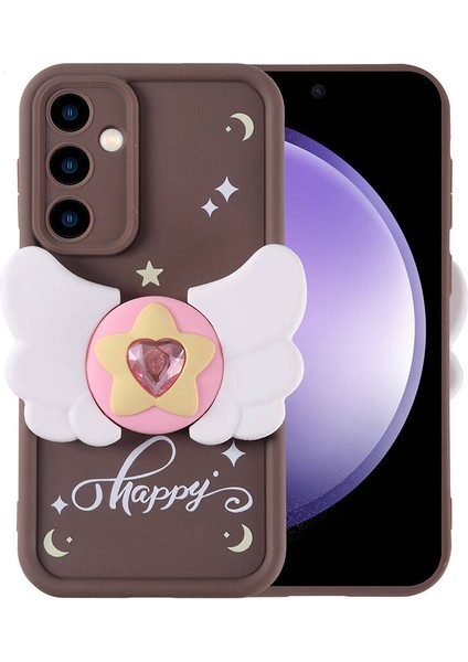 Galaxy S23 Fe Kılıf Kamera Korumalı Figür Tasarımlı Zore Kapya Kapak fiyatları