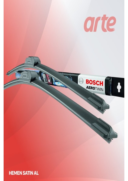 Alfa Romeo Junior 2024-2026 Uyumlu | Bosch Aerotwin Serisi Ön Silecek Takımı | 2'li Set |