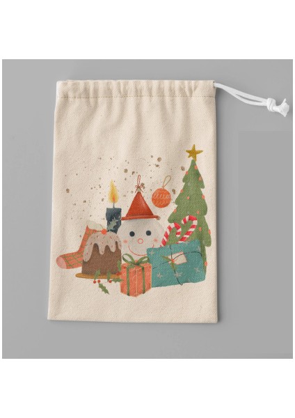 Yılbaşı Temalı Hediye Kesesi