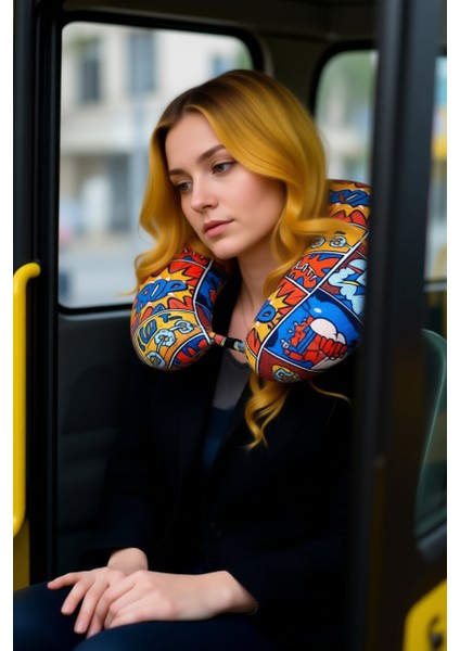 Seyahat Boyun Yastığı U Tip Klipsli fırsatları