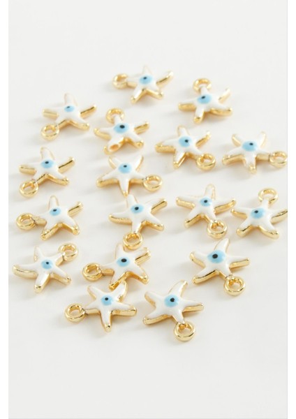 Deniz Yıldızı Tek Kulplu Mineli Bileklik ve Kolye Ucu Aparatı 1 Adet