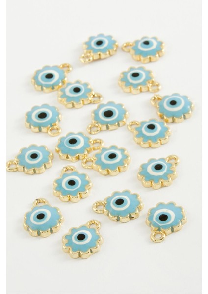 Çiçek Nazar Tek Kulplu Mineli Bileklik ve Kolye Ucu Aparatı 1 Adet