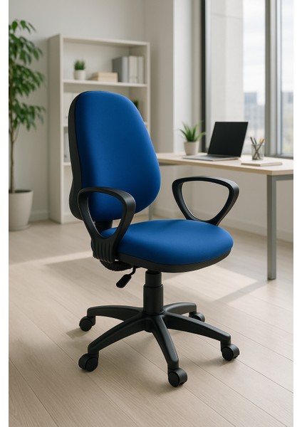 Dole Siyah Gövde/mavi Döşemeli Ofis Büro Sekreter Bilgisayar Çalışma Oyuncu Koltuğu Sandalyesi fırsatları