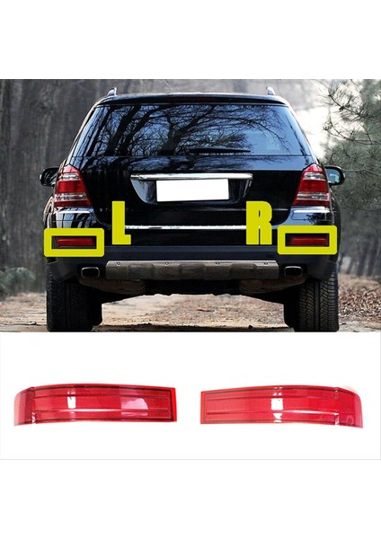 Mercedes-Benz Için X164 GL320 GL450 GL550 2007-2009 Arka Tampon Reflektörü Işık Işık 1648201174 1648201274 (Yurt Dışından) fiyatları