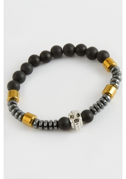 Hematit Onix Doğaltaş Bileklik