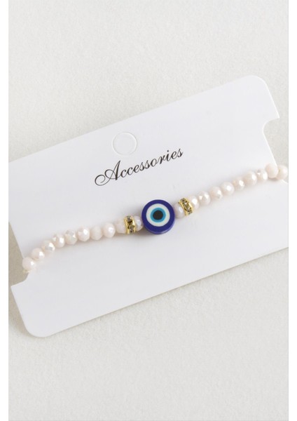 Nazar Kristal Makrome Ip Bileklik