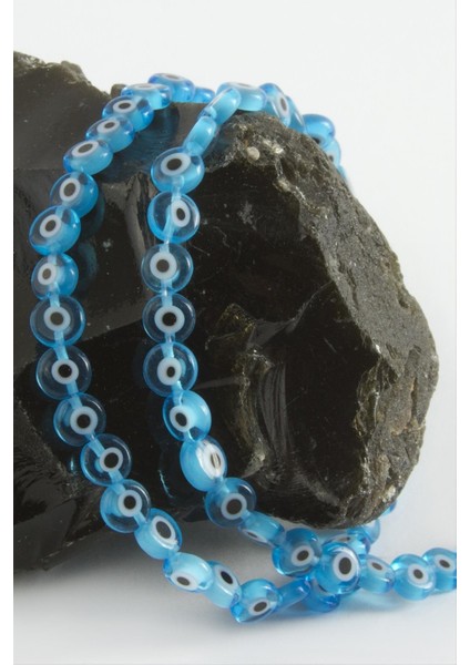 6 mm Cam Nazar Boncuk 1 Dizi