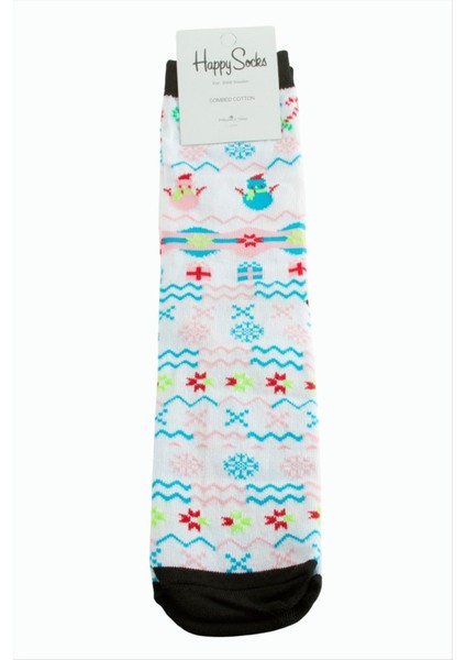 Kardan Adam Yılbaşı Penye Çorap