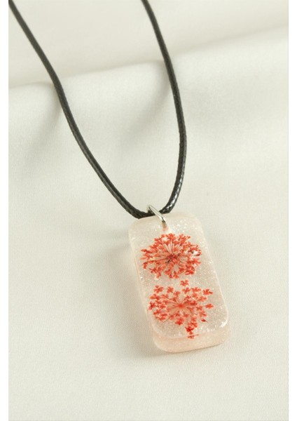 Sultanotu Dikdörtgen Epoksi Kolye