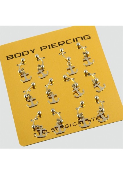 Çapa Çelik Piercing 1 Adet