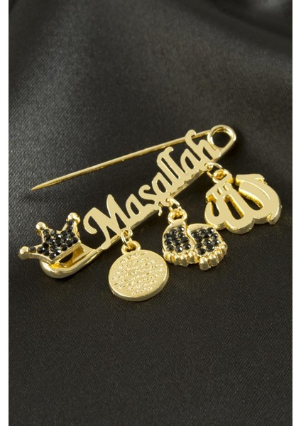 Maşallah Yazılı Broş