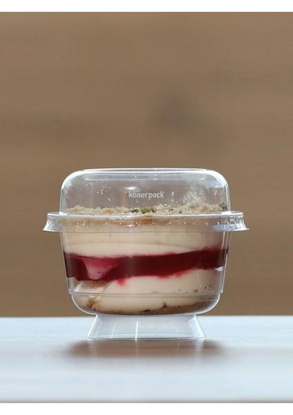 20 Adet Kapaklı Magnolya Kase