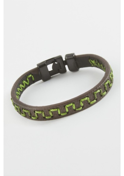 Labirent Kaliteli Suni Deri Bileklik