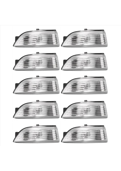 Ford Everest Ranger 2012-2018 Için 10X Sol Taraf (Lh) Kanat Ayna Kapısı Göstergesi Sinyal Işık Kapağı (Ampul Olmadan) (Yurt Dışından)