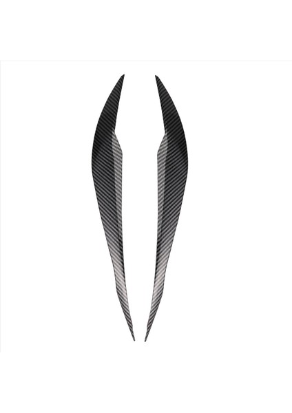 2pcs Karbon Fiber Ön Kaplama Far Kapağı Kafası Işık Lambası Göz Kapağı Kaş Döşeme Abs -Bmw F30 F35 2013-2019 (Yurt Dışından) fiyatları