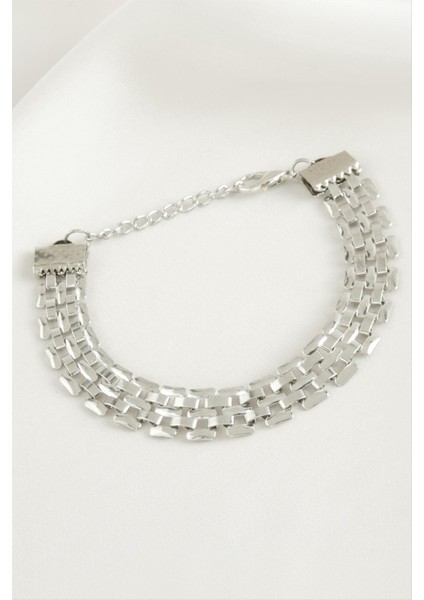 Hasır Şekilli Zincir Bileklik