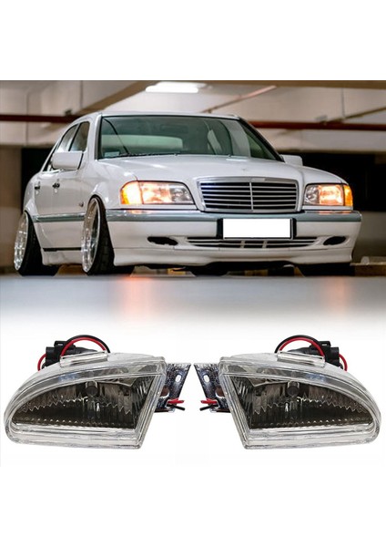 3x Araba Sis Ön Dönüş Sinyali Sis Lambası Mercedes Benz C Sınıfı W202 1994-2004 (Yurt Dışından) modelleri