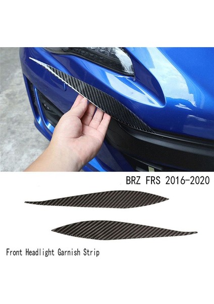 Toyota Gt 86 Subaru Brz Frs 2016-2020 Için Ön Far Garnitür Şeridi Kaplama Kaplama Etiketi (Yurt Dışından) modelleri