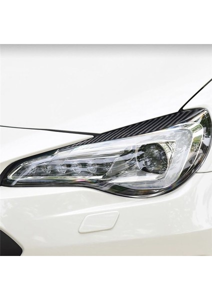 Toyota Gt 86 Subaru Brz Frs 2016-2020 Için Ön Far Garnitür Şeridi Kaplama Kaplama Etiketi (Yurt Dışından) indirimleri