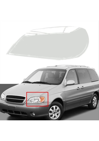 Araba Sol Far Kabuğu Lambası Gölgesi Şeffaf Lens Kapağı Kia Sedona 2004-2006 Için Far Kapağı (Yurt Dışından) fiyatları