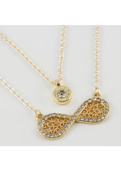 Sonsuzluk Figürlü Yeni Sezon Ikili Kolye