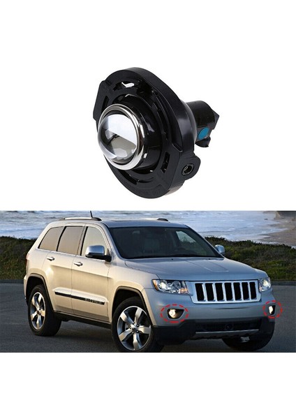 H11 Çifti Sol Sağ Ön Sürücü Sis Lambaları Jeep Compass Için 2011-2017 68140324AA CH2592148 (Yurt Dışından) modelleri