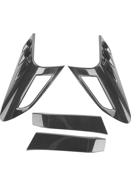 4pcs Karbon Fiber Tarzı Arka Arka Lamba Kuyruğu Işık Kapağı Fit Toyota Chr C-Hr 2016-2018 (Yurt Dışından)