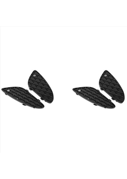 4x Sol ve Sağ Tampon Grille Mercedes-Benz E-Serisi W211 E320 E350 E500 2003-2006 (Yurt Dışından)