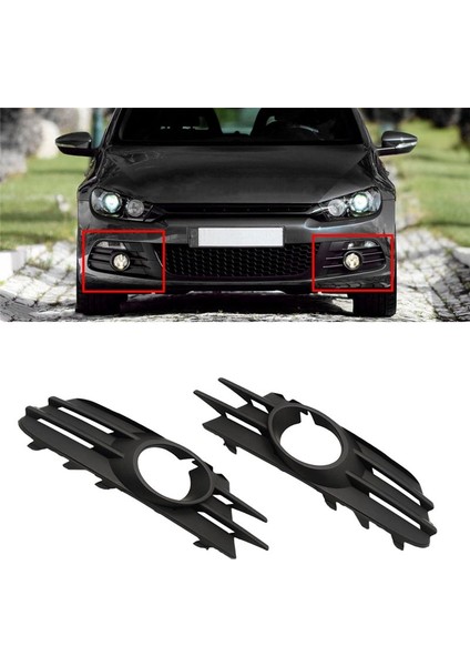 2pcs Araba Ön Tampon Sis Lambası Izgara Izgara Lambası Kapak Vw Scirocco Için 2009-2014 1K8853665 1K8853666 (Yurt Dışından) fiyatları