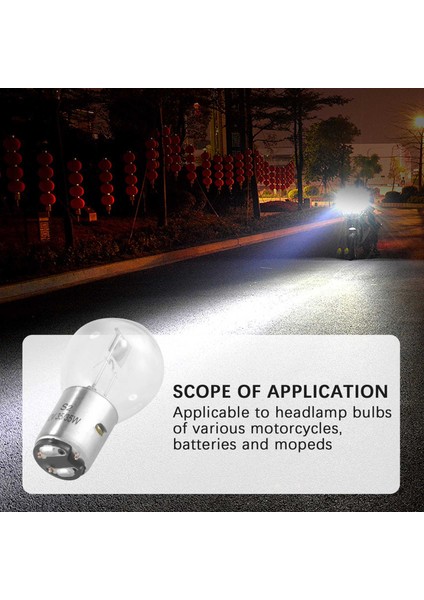 Motosiklet Aydınlatma 10X Far Ampulü 12V 35W B35 BA20D Cam Gy6 Atv Moped Scooter Için Uygun (Yurt Dışından) fırsatları