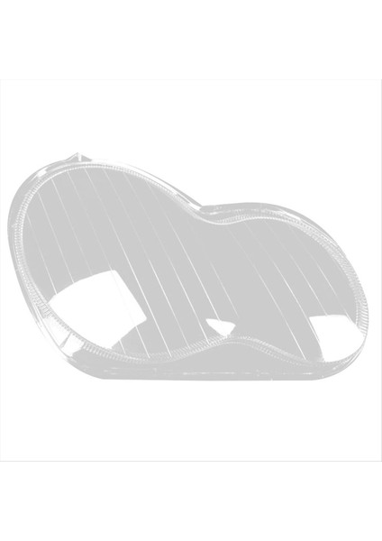 Araba Ön Far Kapağı Abajur Lambası Lamba Far Farlar Lens Kapağı Mercedes-Benz C Sınıfı W203 2004-2006 Sağ (Yurt Dışından)