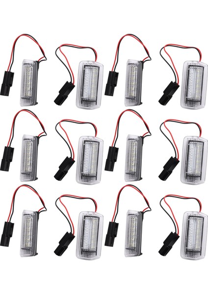 6x Beyaz Kırmızı Araba LED Kapı Toyota Için Nezaket Işığı Dilek Prius Camry Alphard Isis Lexus Için IS250 RX350 (Yurt Dışından)