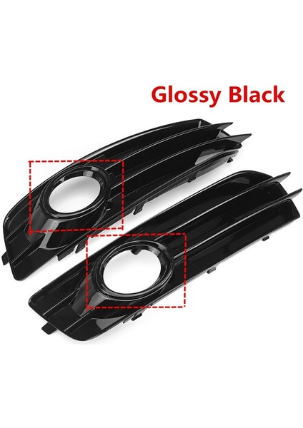 Siyah Araba Ön Tampon Sis Fark Filk Izgarası Audi A3 8p S-Line 2009-2012 Sis Lambası Izgaraları 8P0807681 8P0807681 (Yurt Dışından) fırsatları