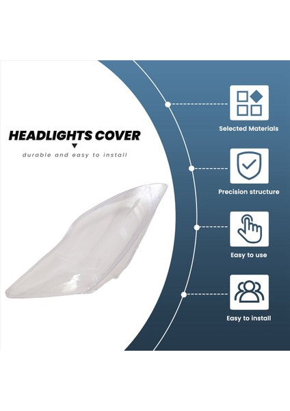 Ford Focus Için 2009-2011 Ön Farlar Kapak Kabuğu Şeffaf Lens Abajar (Yurt Dışından) fırsatları