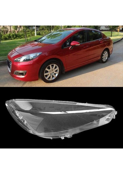 Peugeot 308 2012-2015 Için Araba Far Kapağı Şeffaf Far Lens Lambası Kabuğu (Yurt Dışından) fırsatları